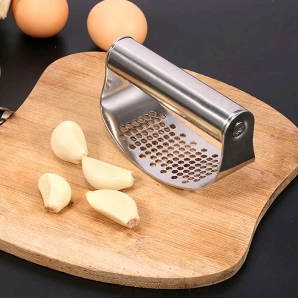 Stainless Steel Garlic Press Tool, Manual
